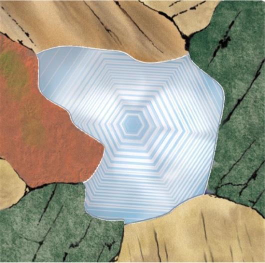 Mineral Growth Euhedral: A crystal with well formed crystal faces