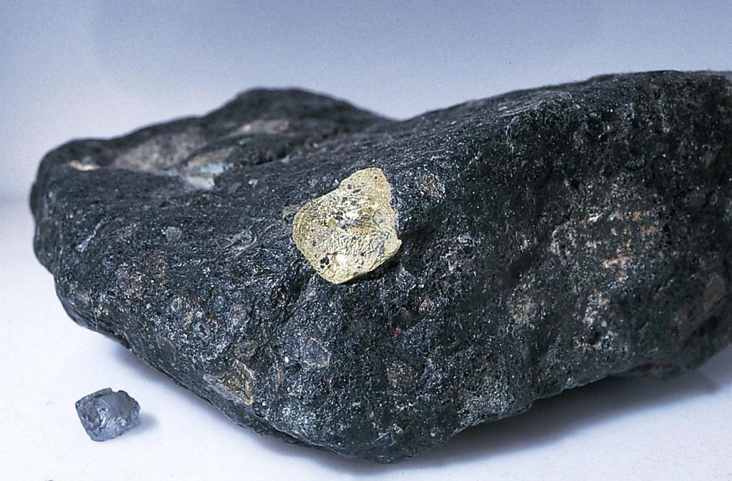 Pure carbon is compressed into the diamond structure.