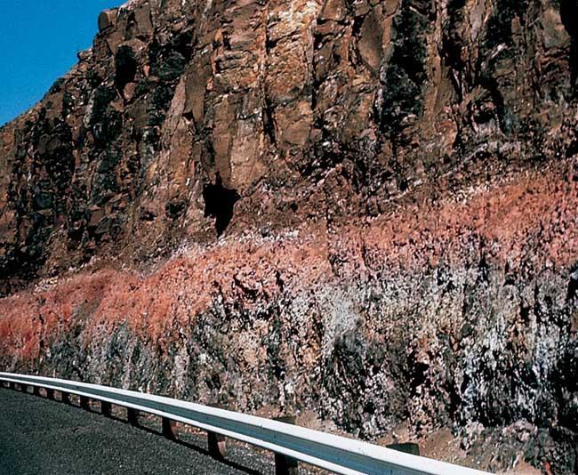 Oxidation of Basaltic Lava