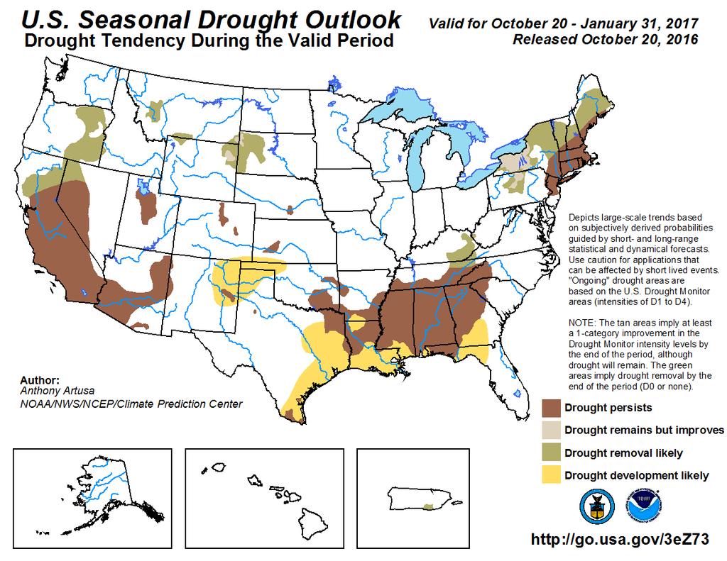 Drought Outlook through 31 Jan http://www.cpc.ncep.