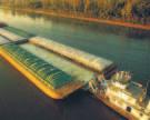 More About... Transportation About 203 million tons of freight are transported on the hio River each ear making it the second most used commercial river in the United States.