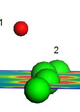 The functional form of the local partial density of electron states (LPDOS) on an interstitial hydrogen atom depends on the position of the hydrogen atom.