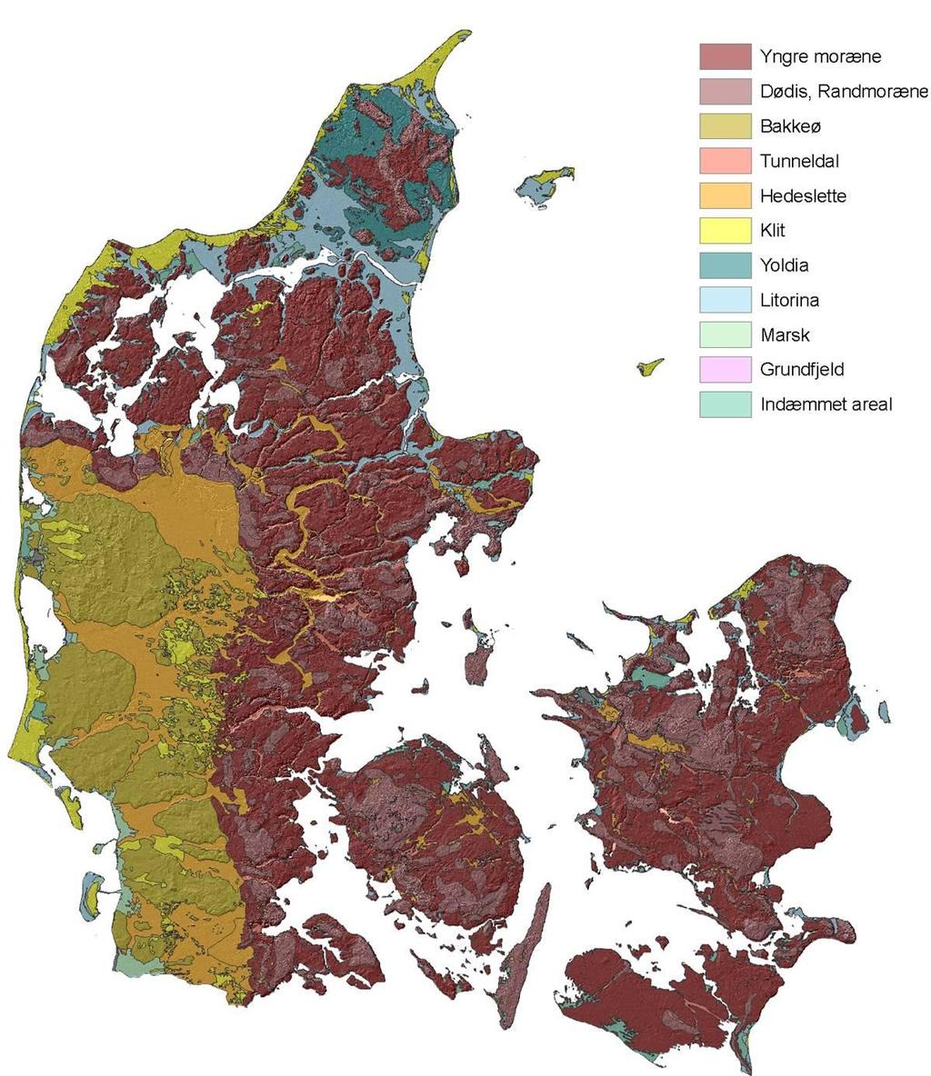 North Sea Geomorphology of Denmark Kattegat 3 Wadden Sea