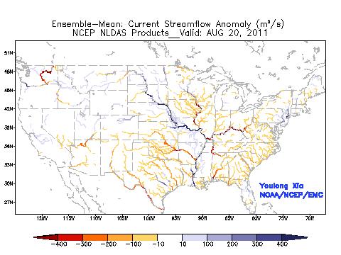 Northeast Flood 2011 Monitoring Impact of Hurricane Irene and Tropical Storm Lee Ensemble mean daily