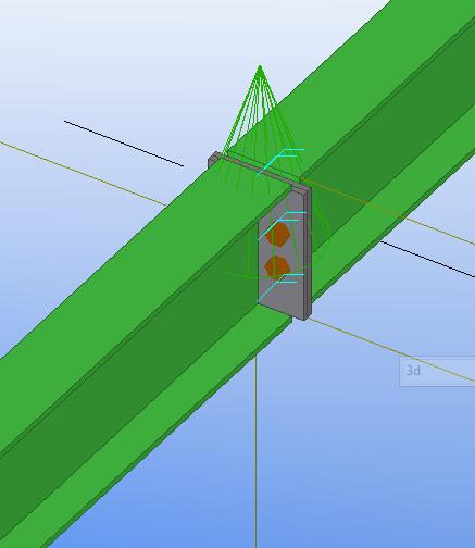 3.7 Joint 14 (Beam Flange bolted beam)