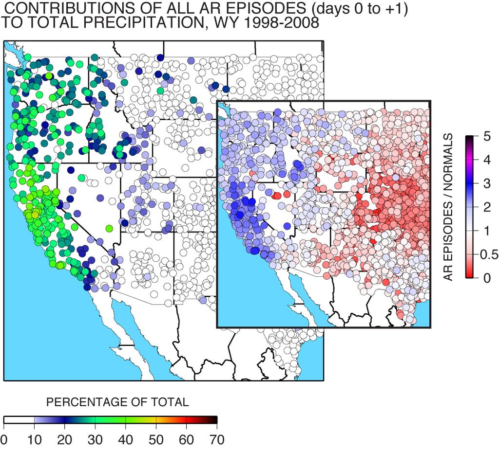 Water 2011, 3 464 analysis, despite the fact that such storms are less likely to result in major precipitation contributions in California.