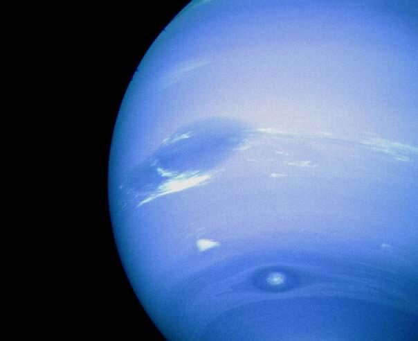 Because Mercury spins, or rotates, so slowly, it gets. very hot during the day and very cold at night. Neptune Neptune is the eighth planet from the Sun.