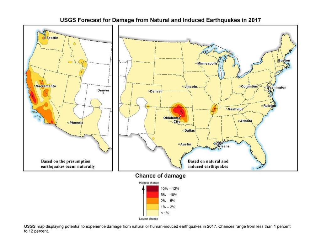 What are Induced Earthquakes? Induced earthquakes are triggered by human activities, with wastewater disposal being the primary cause in many areas of the CEUS.