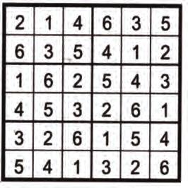 Answers for puzzles