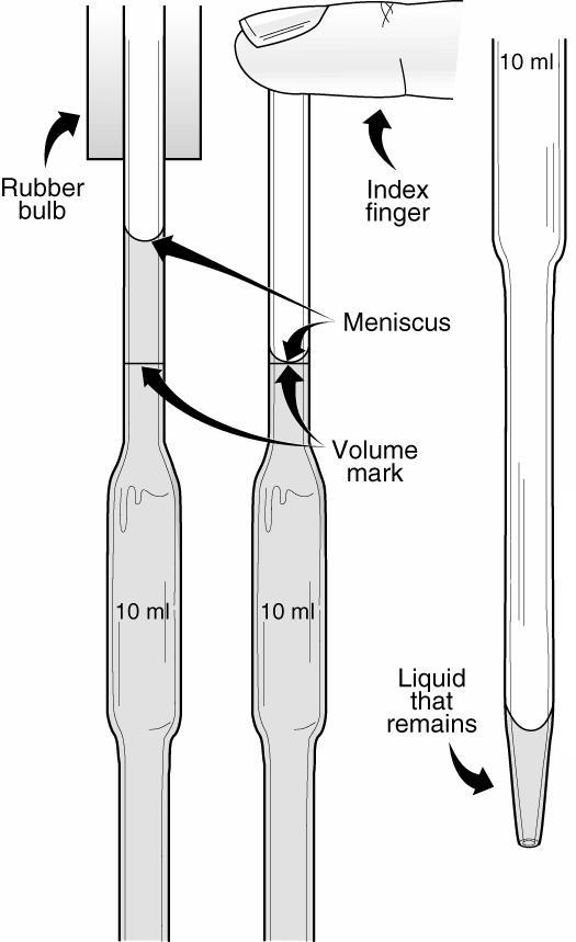 Record the mass in grams to the full precision given by the electronic balance. b. Fill the graduated cylinder with approximately 10 ml of deionized water, and record the actual volume used.