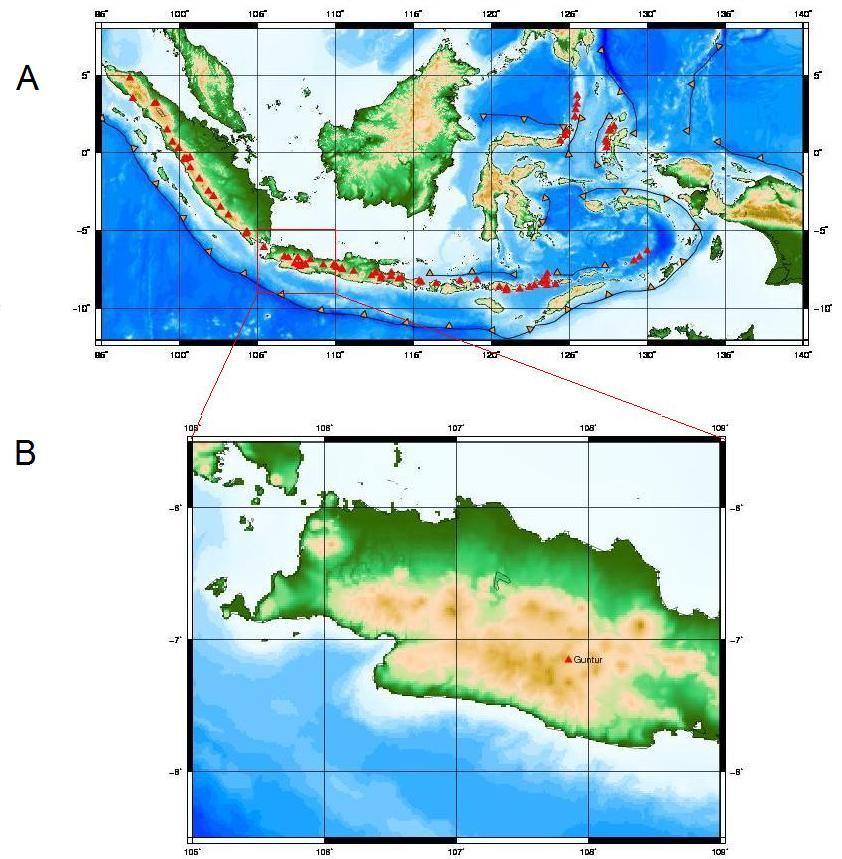 18 Andri Dian Nugraha, et al. complex has two calderas, i.e. (i) the older Kamojang caldera in the western part, a geothermal area where a power plant is running, and (ii) the younger Gandapura caldera in the eastern part (Figure 2).