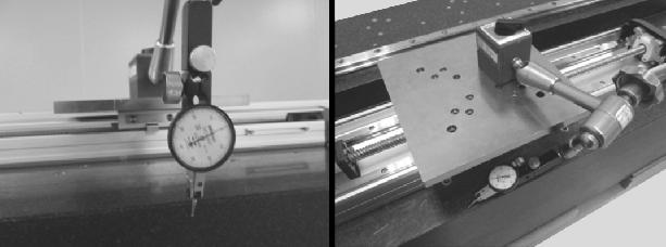 1. Parallelism testing / Height testing Dial gauge and Dial