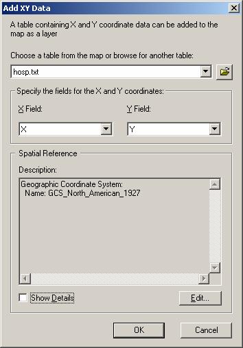 If you want to generate a theme from a table without X and Y coordinates, you can join it to a table with coordinates such as a postal code table. Open the shape file D:\gis_course\stat_can\sli_1.shp.