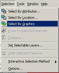 On the toolbar, there is a drop-down menu which can be used to draw graphics on your map.