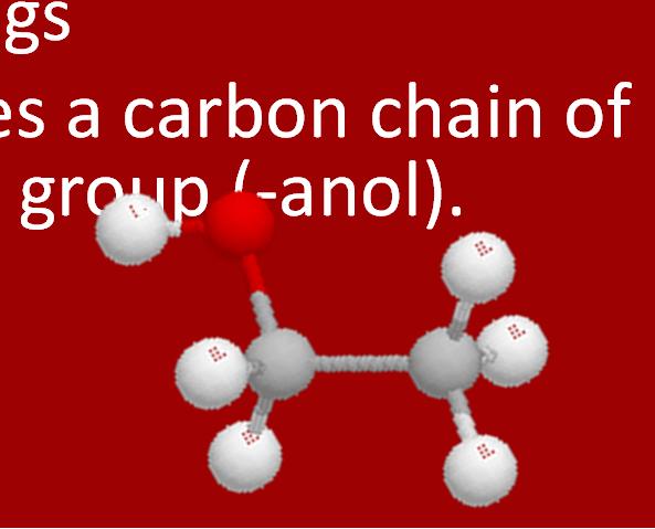 How? Because every organic compound contains carbon, and almost every one contains hydrogen, the names of these two elements do not appear directly in the compound names.