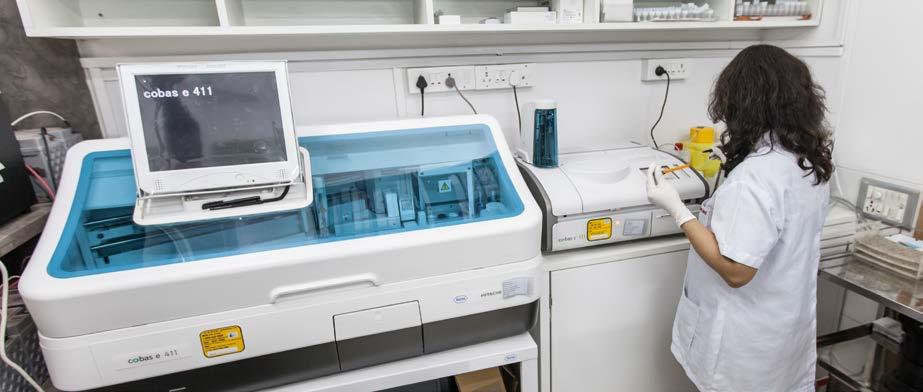 Easy to adopt, easy to train The cobas c 111 analyzer may be the smallest member of the Serum Work Area family, but it retains a high level of sophistication and complex
