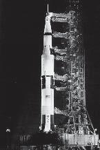 The 111-meter-high Saturn 5 rocket carried the Apollo 11