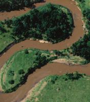 The ground a river flows over also affects the size and shape of a valley.