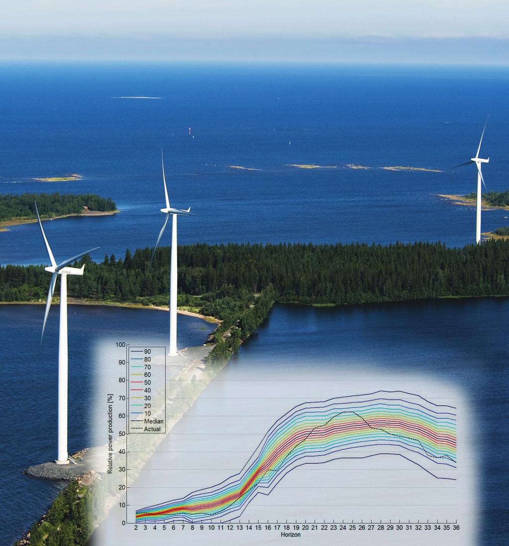 SEARCH 95 O HL I G H T S VI S I Hannele Holttinen Jari Miettinen Samuli Sillanpää G Wind power forecasting accuracy and uncertainty in Finland HI NS SC I E N CE T HNOLOG RE Wind power forecasting