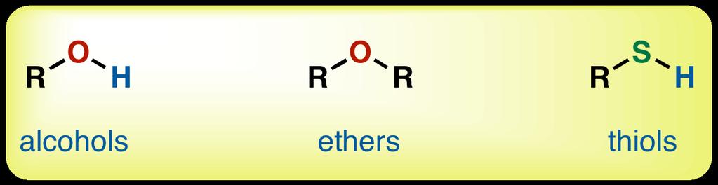 Alcohols, Ethers and Thiols Chapter 08 Alcohols, Ethers, and Thiols CEM 240: Fall 2016 Prof.