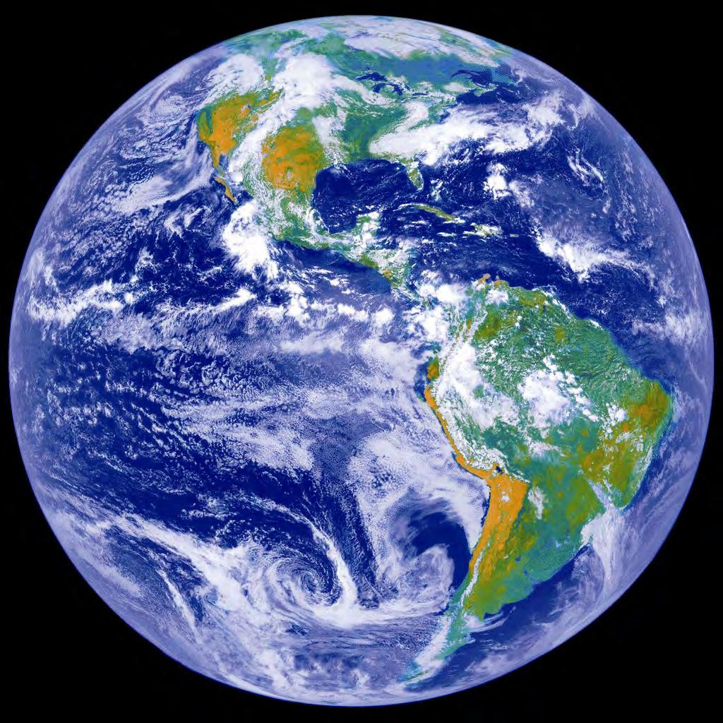 Satellite image based on visible