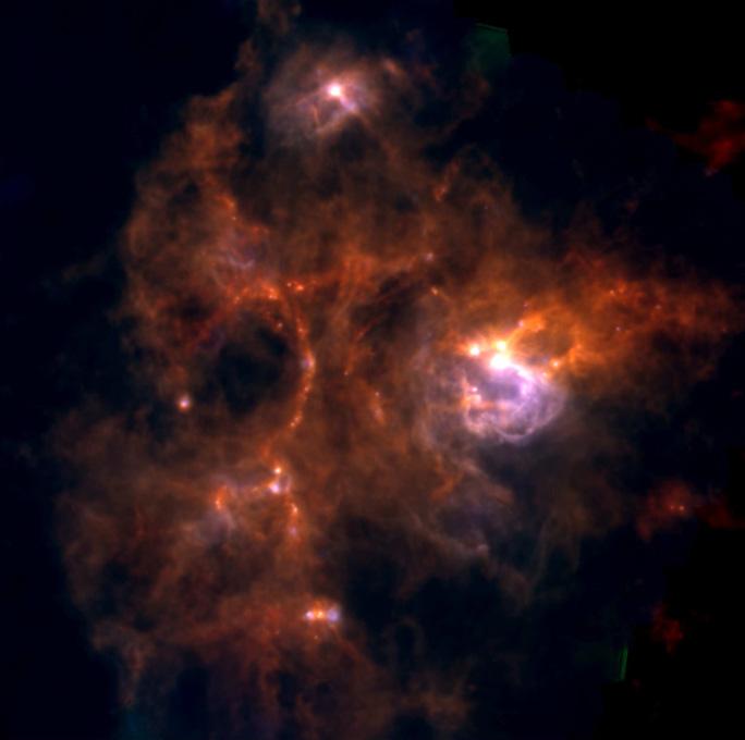 Typical UC-HII regions: NGC 7538 d=2.7 kpc Fallsheer et al.