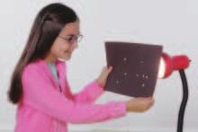 Make a Model In a darkened room, hold the paper out at arms length towards a light source. Observe Do you see a picture in your star pattern?