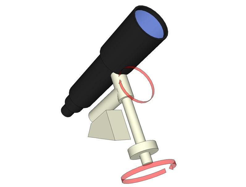 needs to be used. A larger telescope also requires a larger mount, and it quickly becomes impractical to acquire a large enough equatorial mount for telescopes larger than 14.