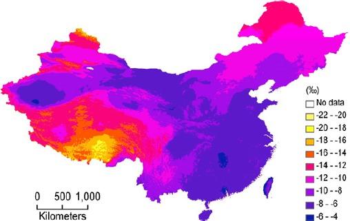 Water Budget Over China Observations of the altitude and latitude effects in station data within China