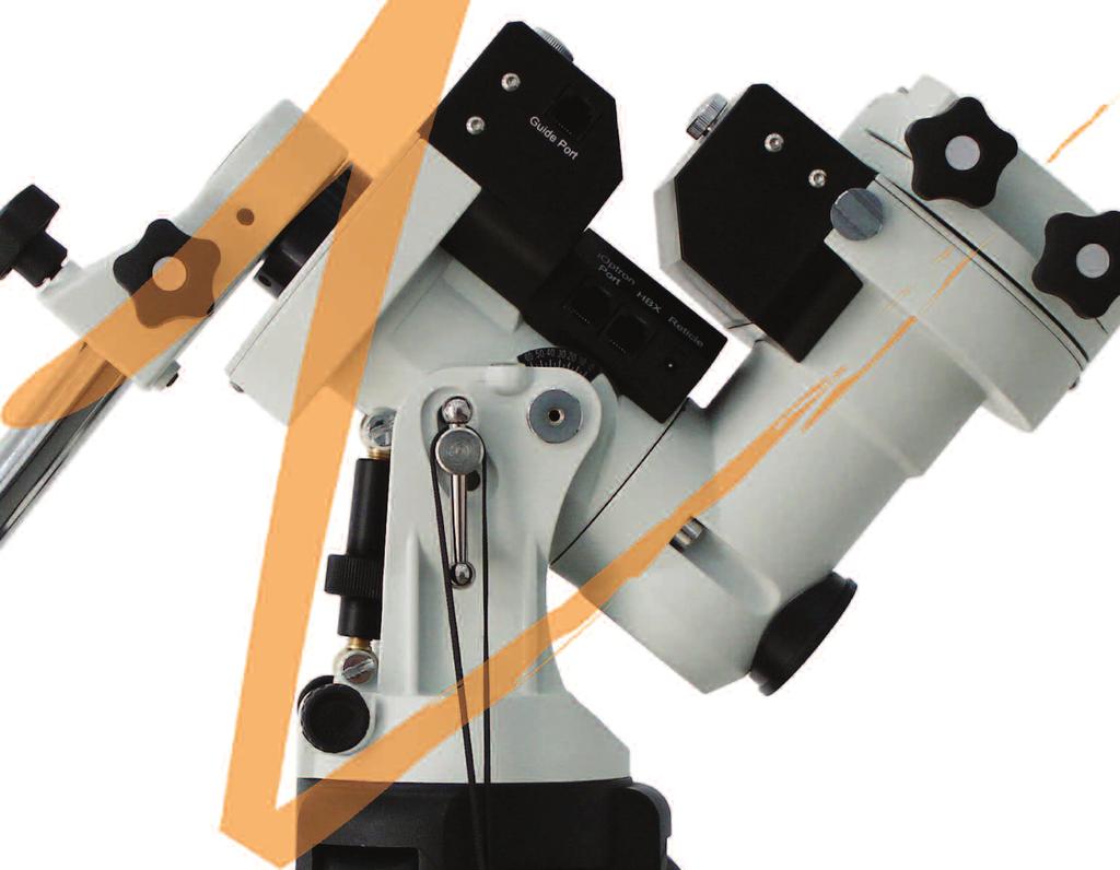FEATURES A new design balanced equatorial mount for maximum payload and minimum mount weight Specialized astrophotography mount ideal for entry-level and intermediate Astro-photographers Payload of