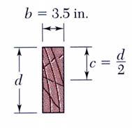LECTURE 14. BEAMS: SHEARNG STRESS (6.1 6.4) Slide No. 50 Example 15 (ont d) 1 bd 12 1 2 S bd 6 1 2 (.5in. ) d 6 ( 0.58in. ) d 2 Determine the beam depth based on allowable normal stress.