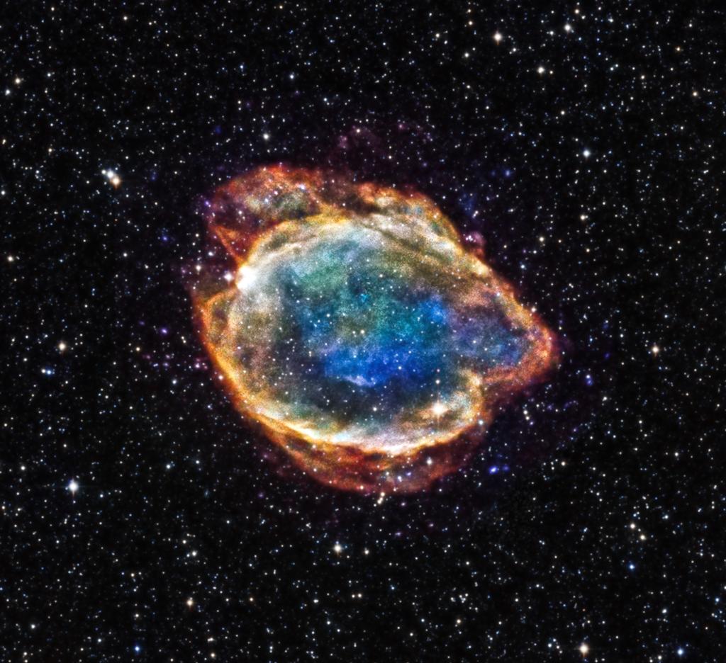 OCOBER 0 G.-. G.-. is a supernova remnant that was created when a star exploded about,00 years ago.
