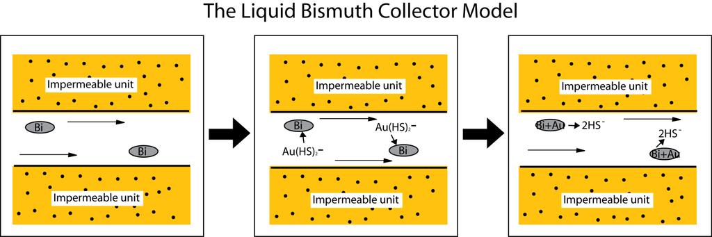 This new study outlined three main factors: Bismuth has a very low melting temperature of 271 C Bismuth and gold have a close chemical affinity and thermodynamic relationship Due to this