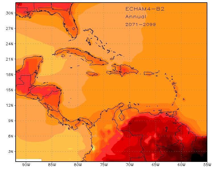 Caribbean. This is especially evident during the dry season as shown in figure 4.