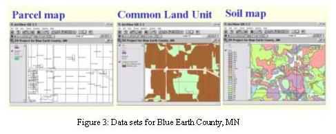 Figure 4 shows how to calculate the average Crop Equivalent Ratings (CER) per a parcel of agricultural land use. A Dasymetric mapping method is applied to this calculation.
