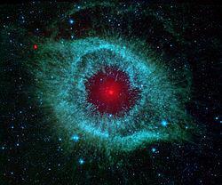 Ring: M57 and the Cat s Eye: NGC 6543) The Skull Nebula (above) and the Helix Nebula Spitzer Space Telescope