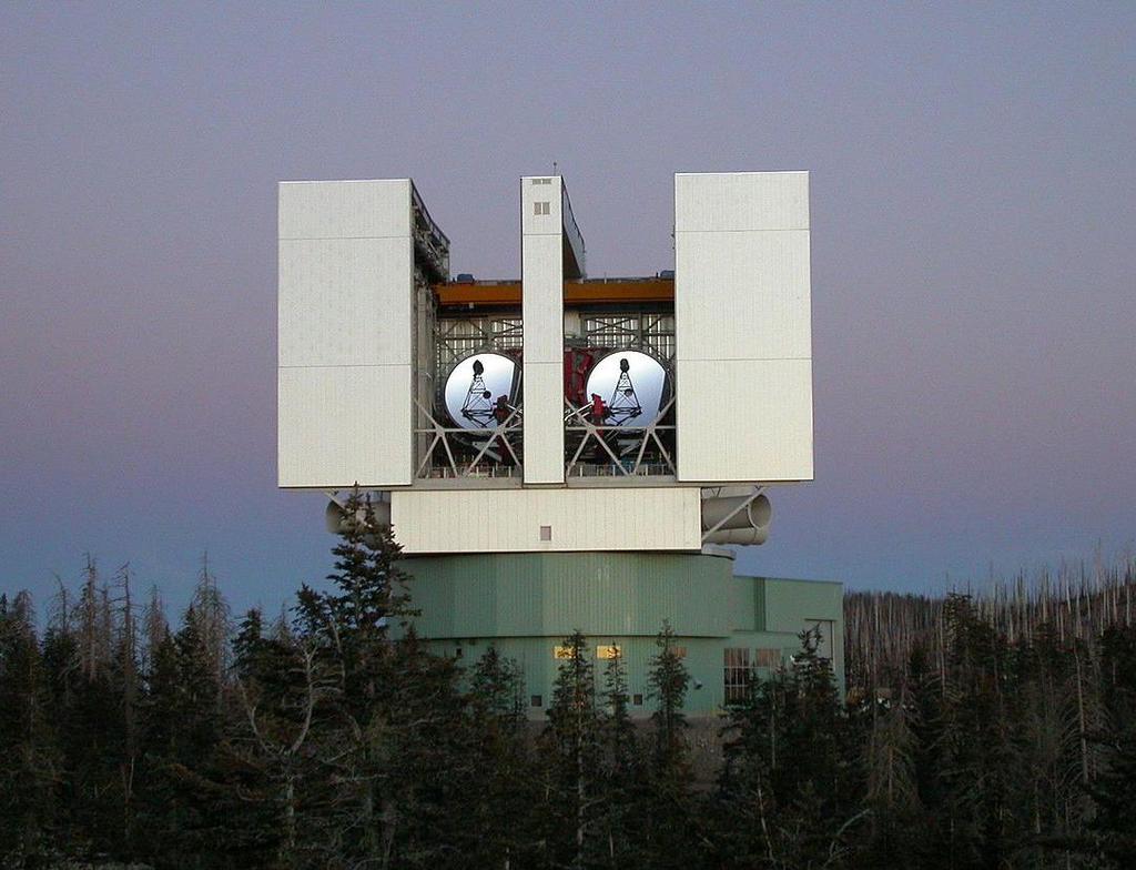 18 LBT The Large Binocular Telescope (LBT) is an optical telescope for astronomy located in southeastern Arizona, and is a part of the Mount Graham International Observatory.
