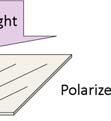 Indeed the alignment direction imprinted on the polymer layer is parallel to the polarization of the UV light during the polymerization process.