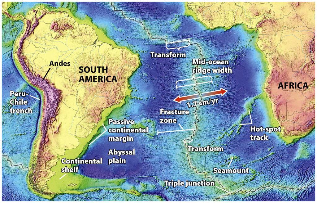Mid-Ocean Ridges Linear mountain ranges in Earth s ocean basins.