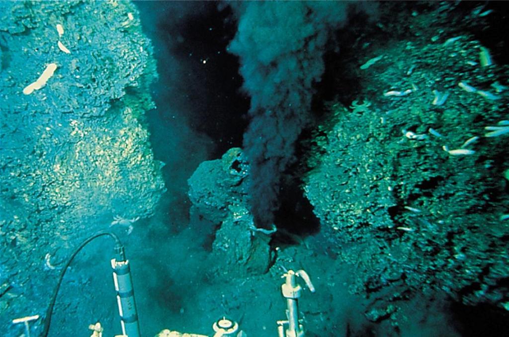 Mid-Ocean Ridge Activity: Black Smokers & Pillow Basalts Magma heats water and it