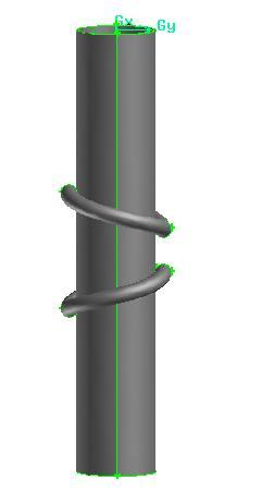 2 shows the computational domain, the first tube of diameter D =10.67 mm, is located at 31.76 mm from the inlet of the flow channel.