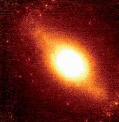 The centres of galaxies are often hidden behind thick swathes of dust that block our view. Infrared wavelengths, however, can penetrate this dust.