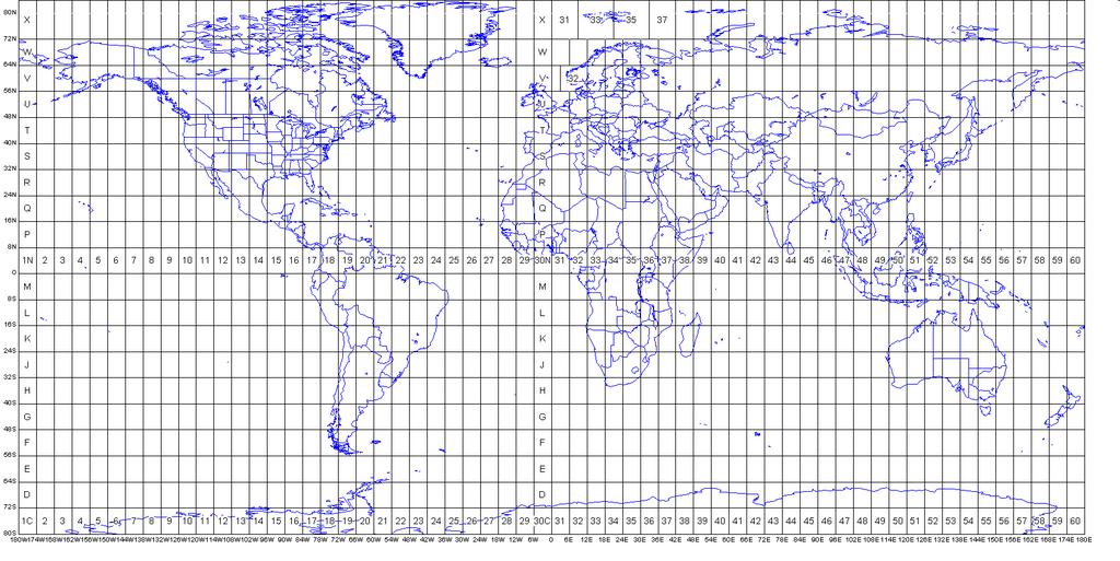 3. Universal Transverse Mercator (UTM) System this bit is hard so pay attention The world is divided