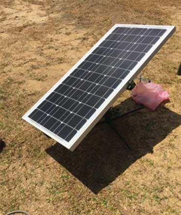 14 To collect more solar energy that aimed the sun with a smaller 16 17 incident angle was dual tracking system. In this study, the power output between fixed and dual tracking system are compared.