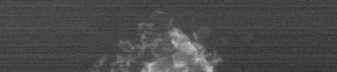 1 µm Figure 1: Secondary electron image of a C dom /silicate mixed particle with Pb-rich hot spots (marked by arrows).