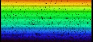 Features of stellar spectra: Blackbody objects (wavelength of peak intensity) Have additional features spectral lines bright lines no lines dark lines A detailed look at the spectrum of the Sun