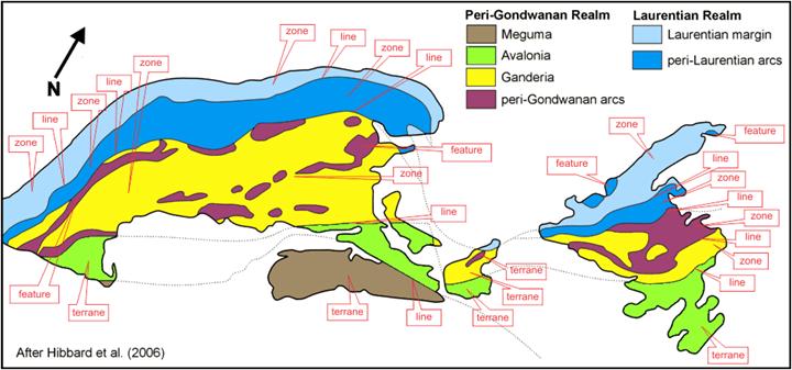 Based on zircon U-Pb dating, the Neoproterozoic volcanic and plutonic rocks of the Caledonia