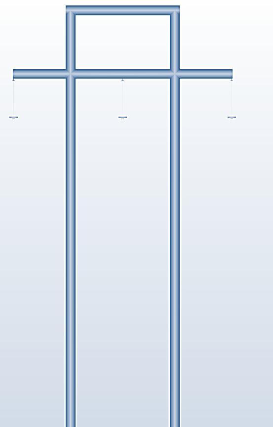 es, swinging and galloping of conductor, as shown in Figure 1-1 for a 362 kv H bridge tower. Ph- t = 3.96 m Lin = 2.6 m Figure 1-1 Clearances in a typical 362 kv H bridge tower 1.