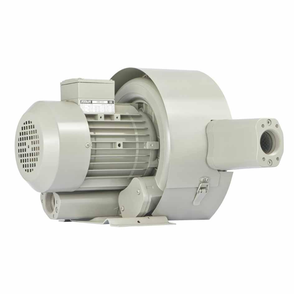 DBS15/ 1-phase DESCRIPTION Dutair blowers for pressure and vacuum are compact machines consisting of an electric motor with a built-on pump housing.