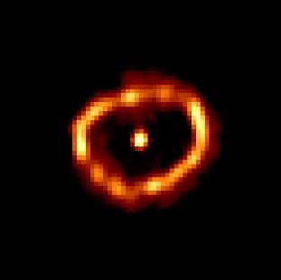 Nova Cygni 1992 Visible magnitude at peak was 4.3. Photo at left is from HST in 1994. Discovered Feb. 19, 1992.